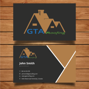 Visitenkarten-Design von TanaMa Creations für GTA Roofing | Design: #14002939