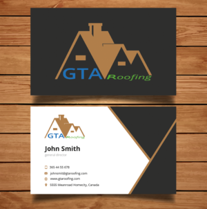 Visitenkarten-Design von TanaMa Creations für GTA Roofing | Design: #14004520