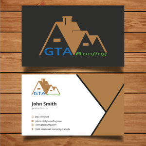 Visitenkarten-Design von TanaMa Creations für GTA Roofing | Design: #14004521