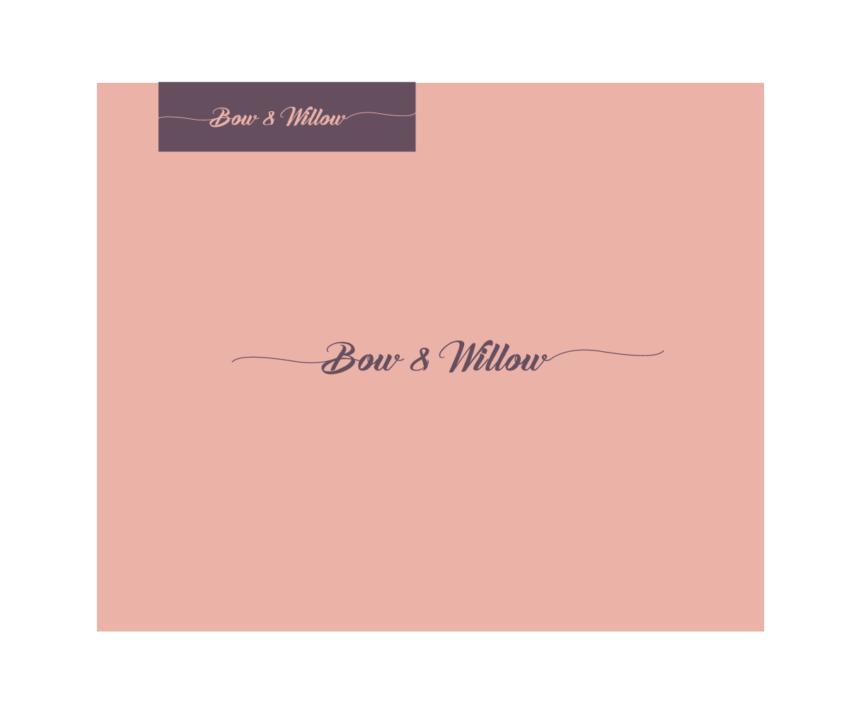 Logo-Design von Sunny für Bow & Willow | Design #13975943
