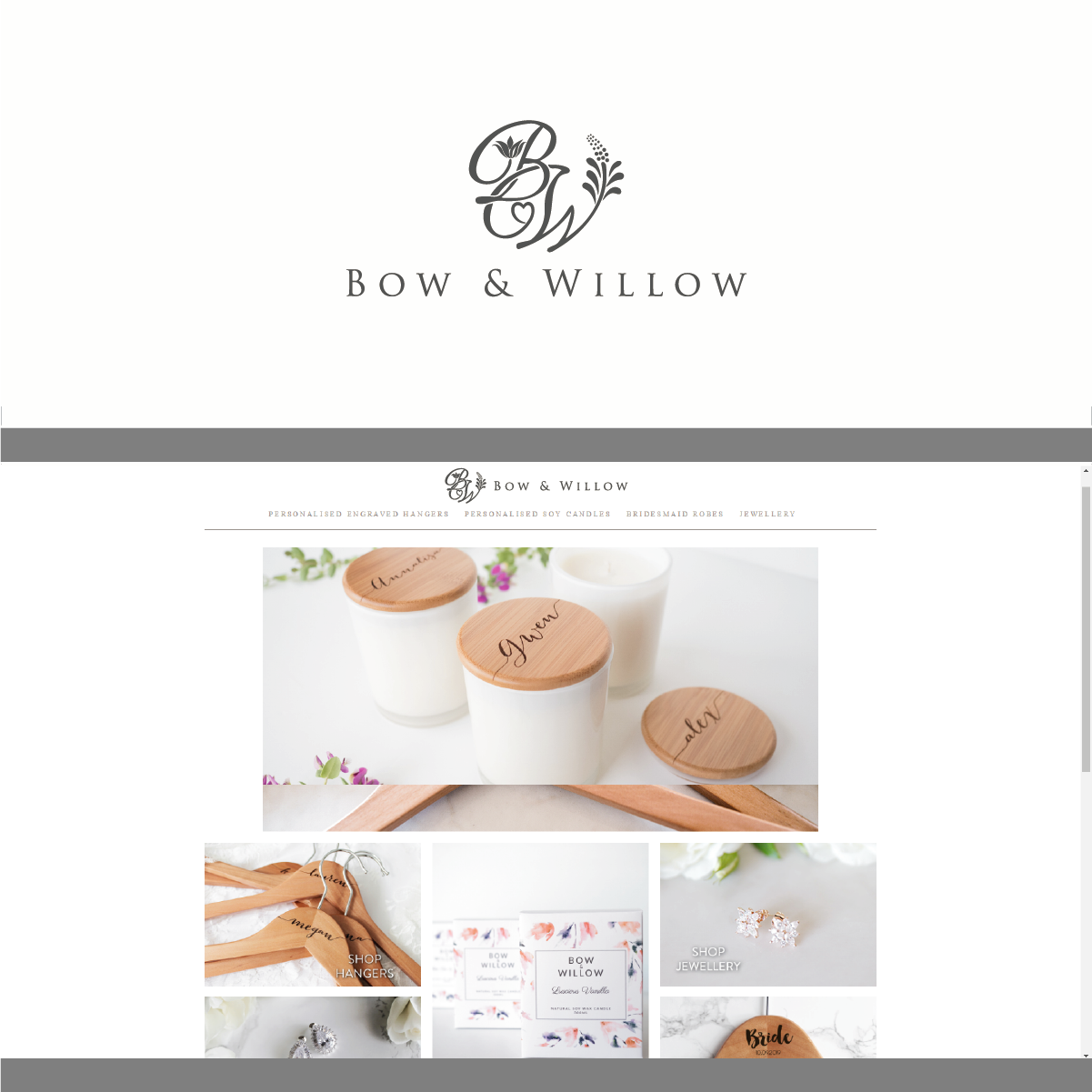 Logo Design by phraimsondesign for Bow & Willow | Design #13976704
