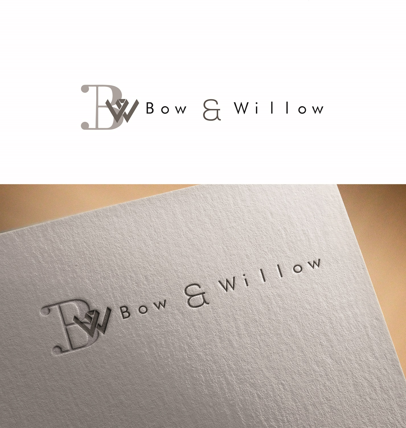Logo-Design von naik für Bow & Willow | Design #13972190