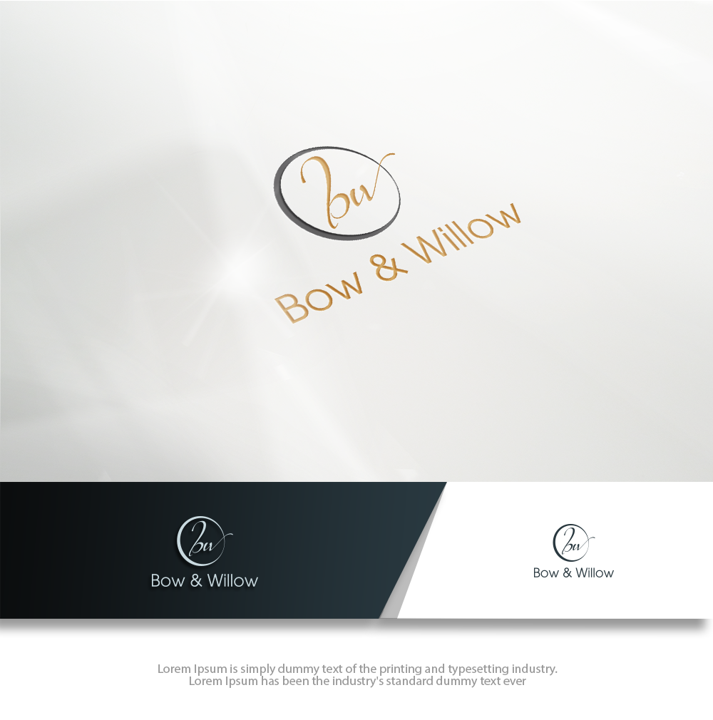 Logo Design by groomfox for Bow & Willow | Design #13975154