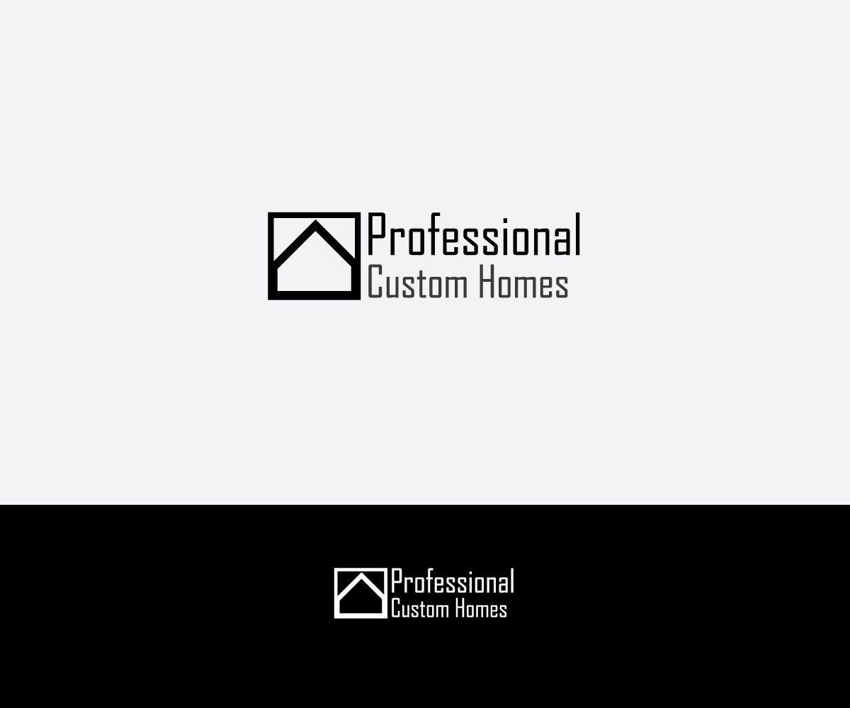 Logo-Design von Dilipdio007 für Professional Custom Homes | Design #14001635