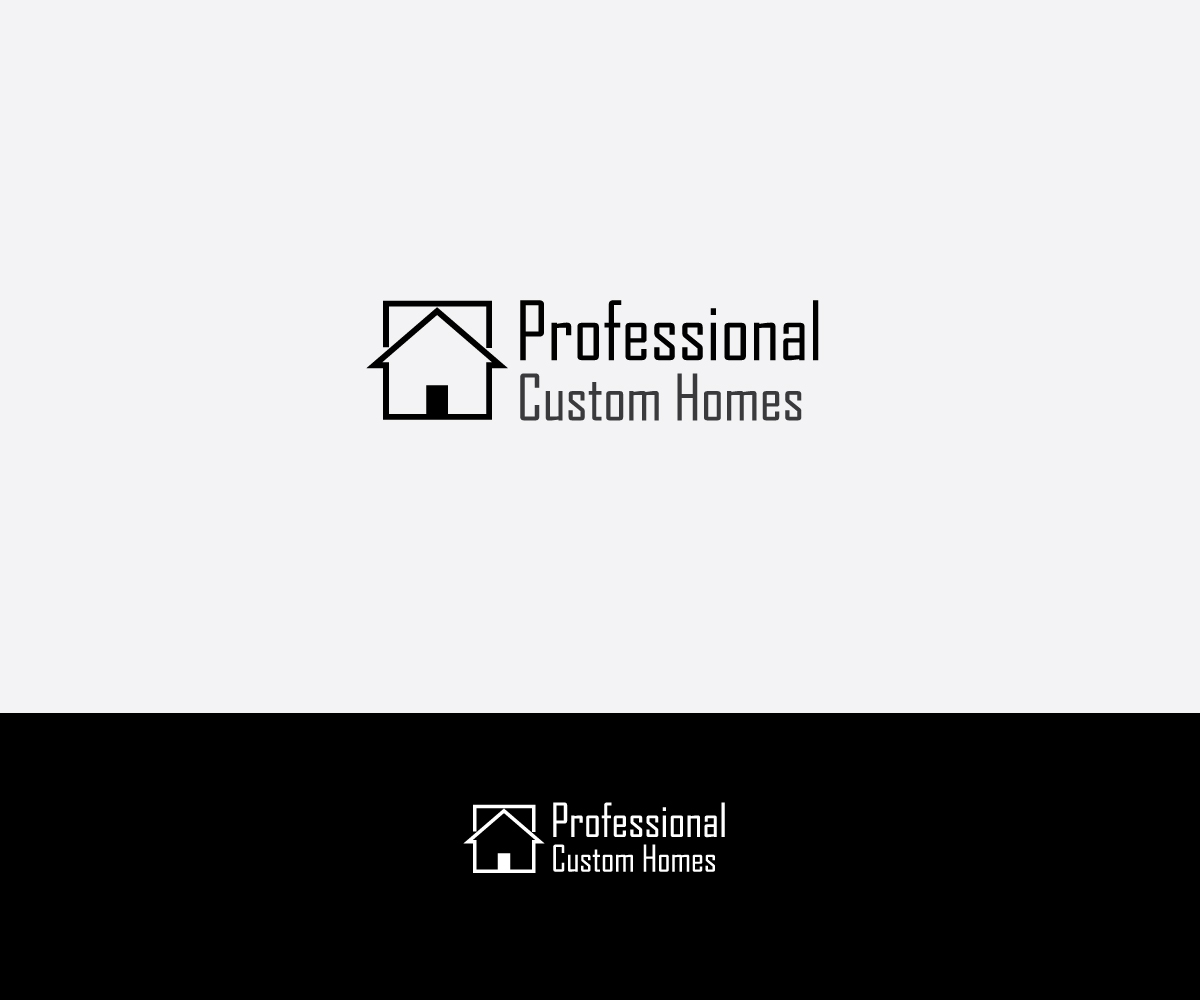 Diseño de Logo por Dilipdio007 para Professional Custom Homes | Diseño #14001798