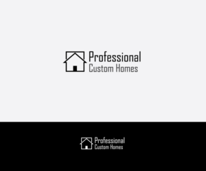 Logo Design by Dilipdio007 for Professional Custom Homes | Design: #14001798