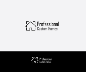 Logo Design by Dilipdio007 for Professional Custom Homes | Design: #14001873