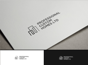 Logo Design by Kejo87 for Professional Custom Homes | Design: #14012323