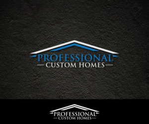 Logo Design by Omee63 for Professional Custom Homes | Design: #14007209