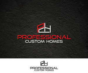 Logo Design by Omee63 for Professional Custom Homes | Design: #14009285
