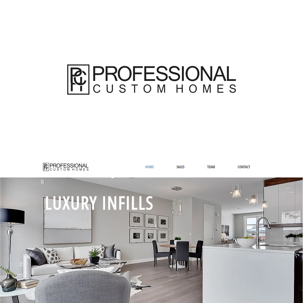 Logo Design by e-graphics for Professional Custom Homes | Design #14001531