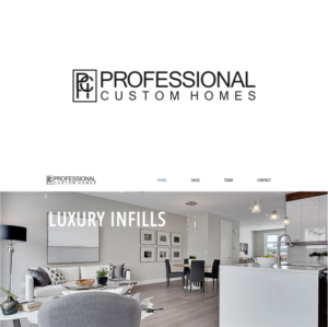 Logo Design by e-graphics for Professional Custom Homes | Design: #14001531