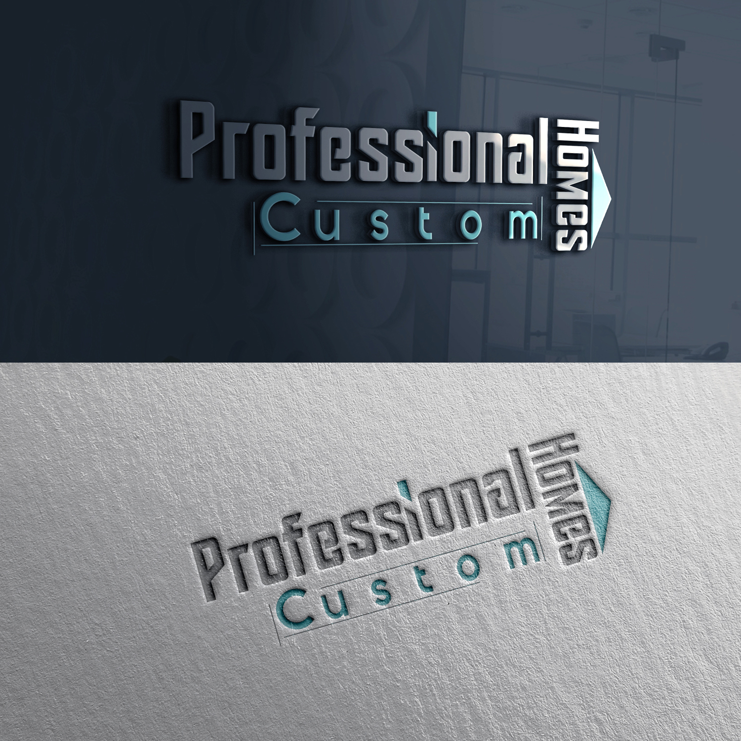 Logo Design by potonk for Professional Custom Homes | Design #13997672