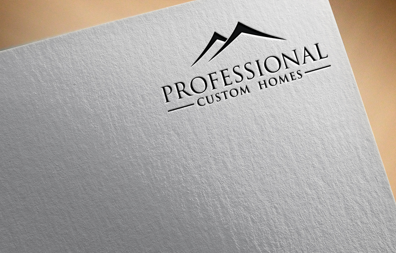 Logo Design by futurism for Professional Custom Homes | Design #14005840