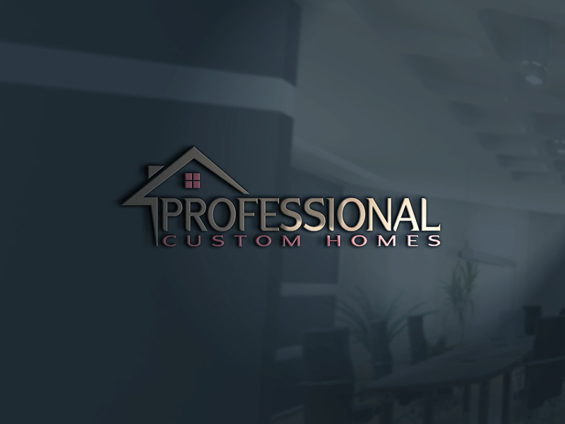 Logo Design by futurism for Professional Custom Homes | Design #14006166
