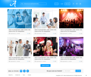 Diseño Web por pb para Attndee | Diseño: #14376778