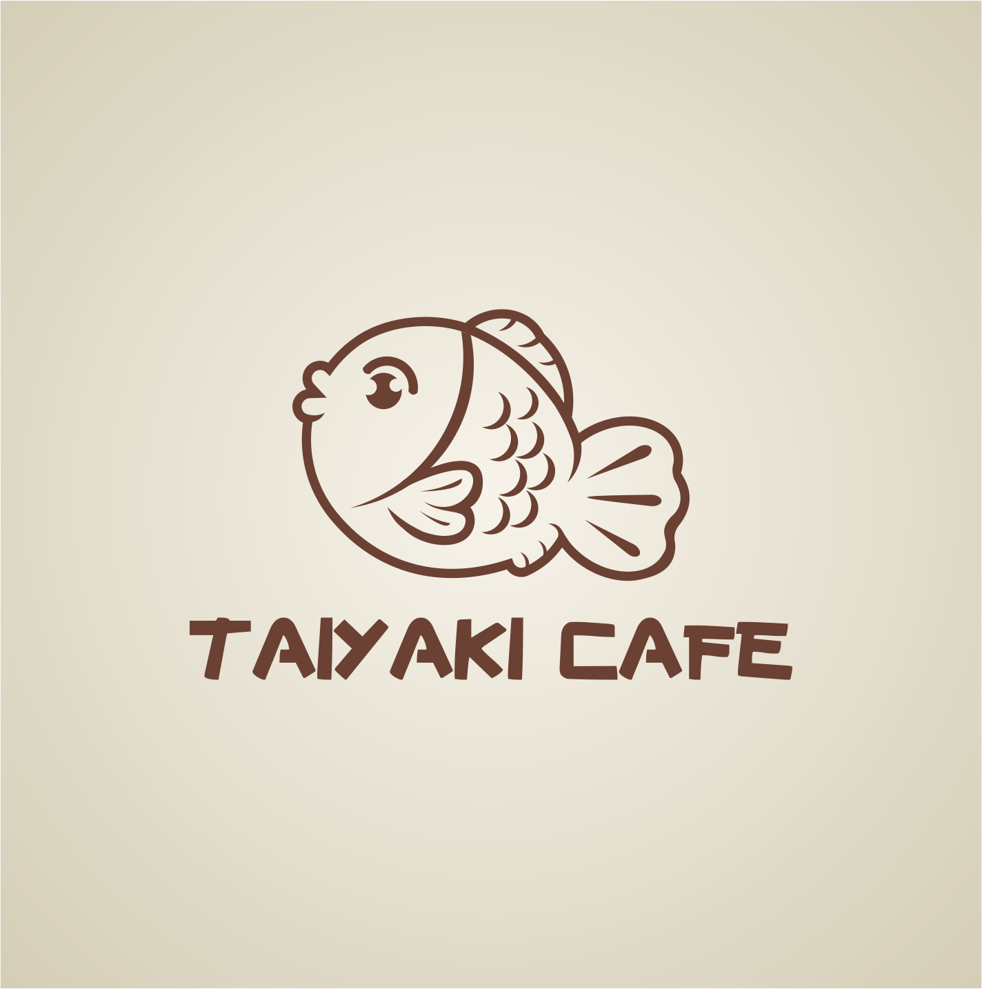 Logo Design by tyrr for taiyaki cafe  | Design #14210863