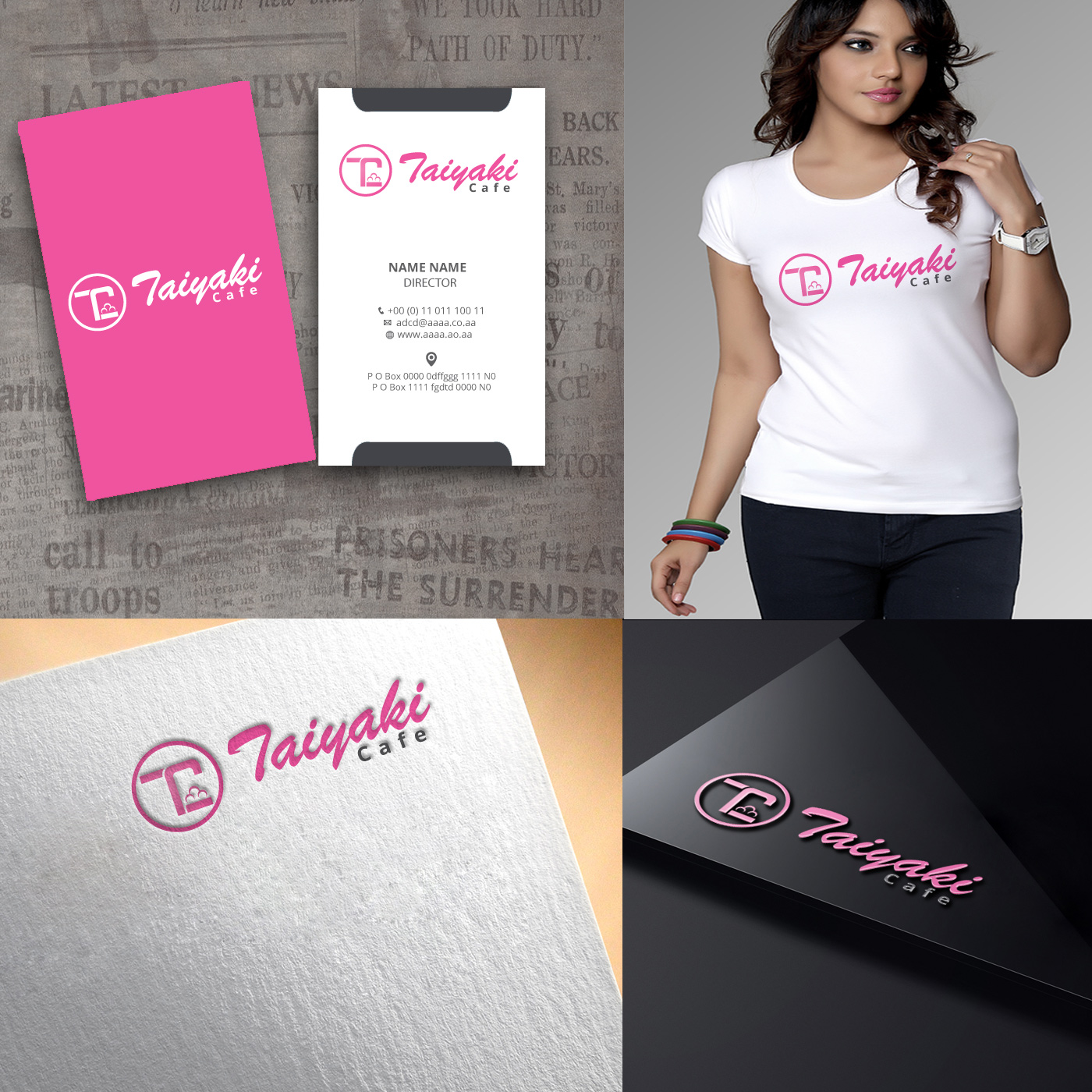 Logo Design by zebronicgraphic for taiyaki cafe  | Design #14009107