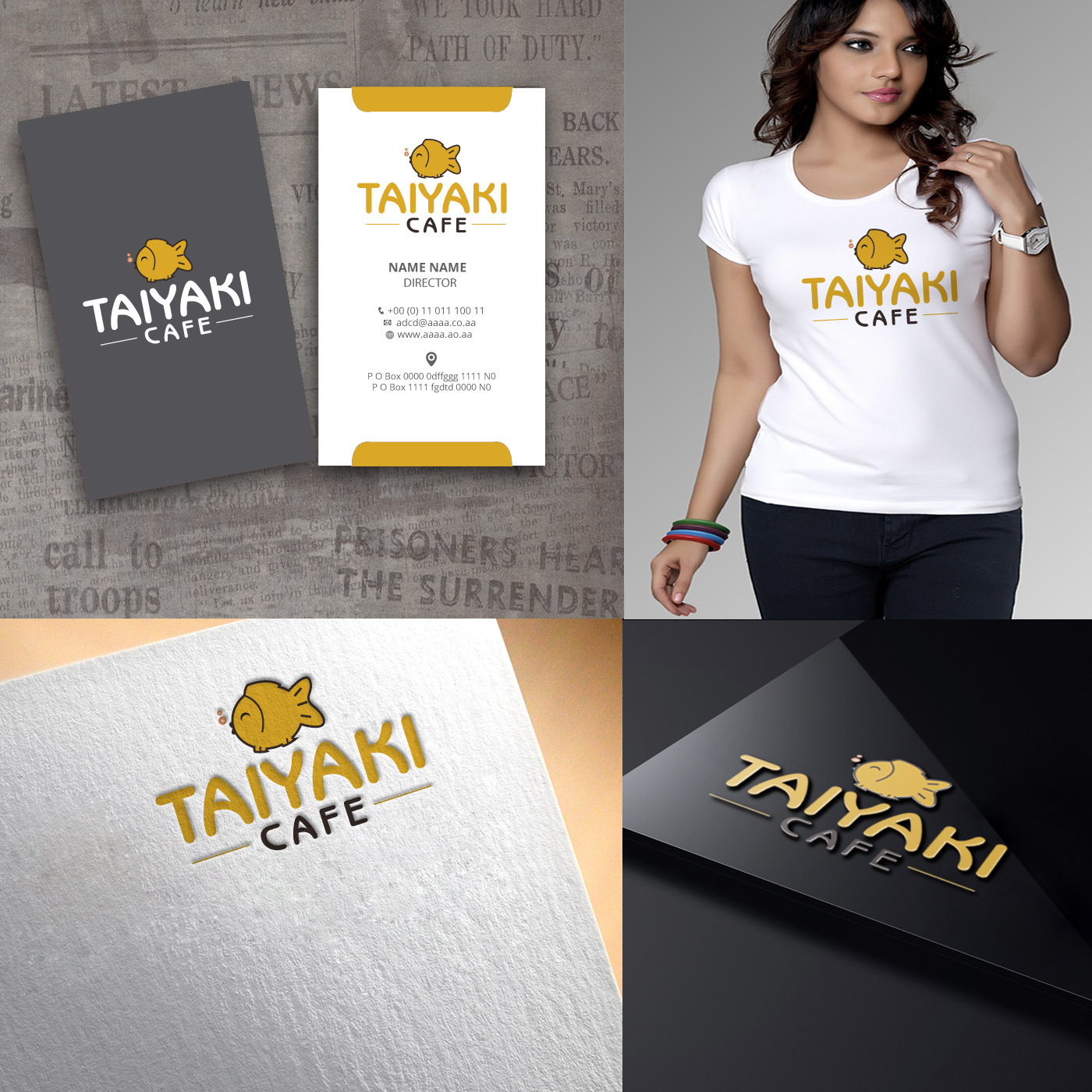 Diseño de Logo por zebronicgraphic para taiyaki cafe  | Diseño #14009108