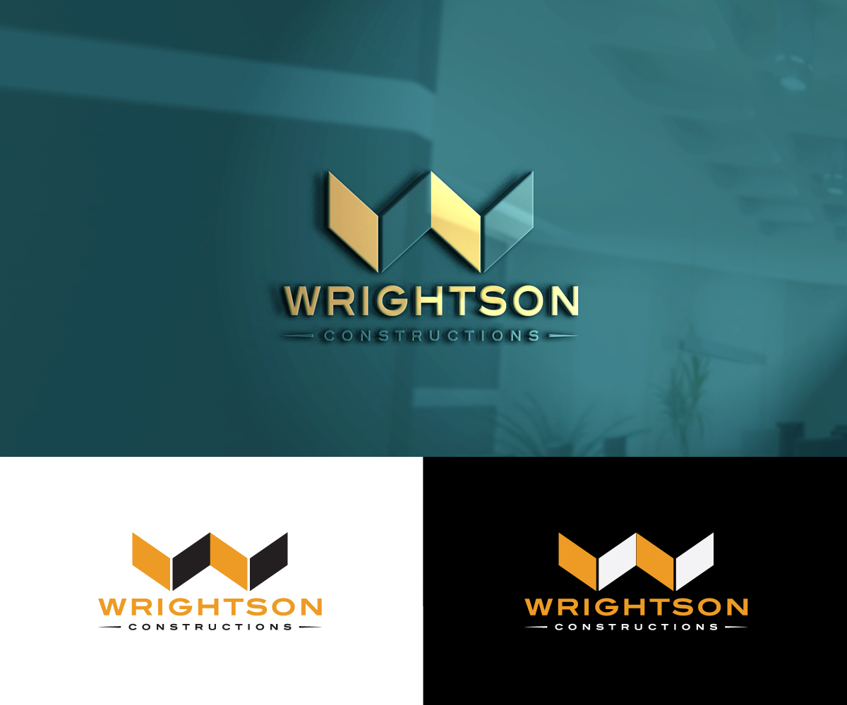Diseño de Logo por IMD-HUB para Wrightson Constructions  | Diseño #14096739