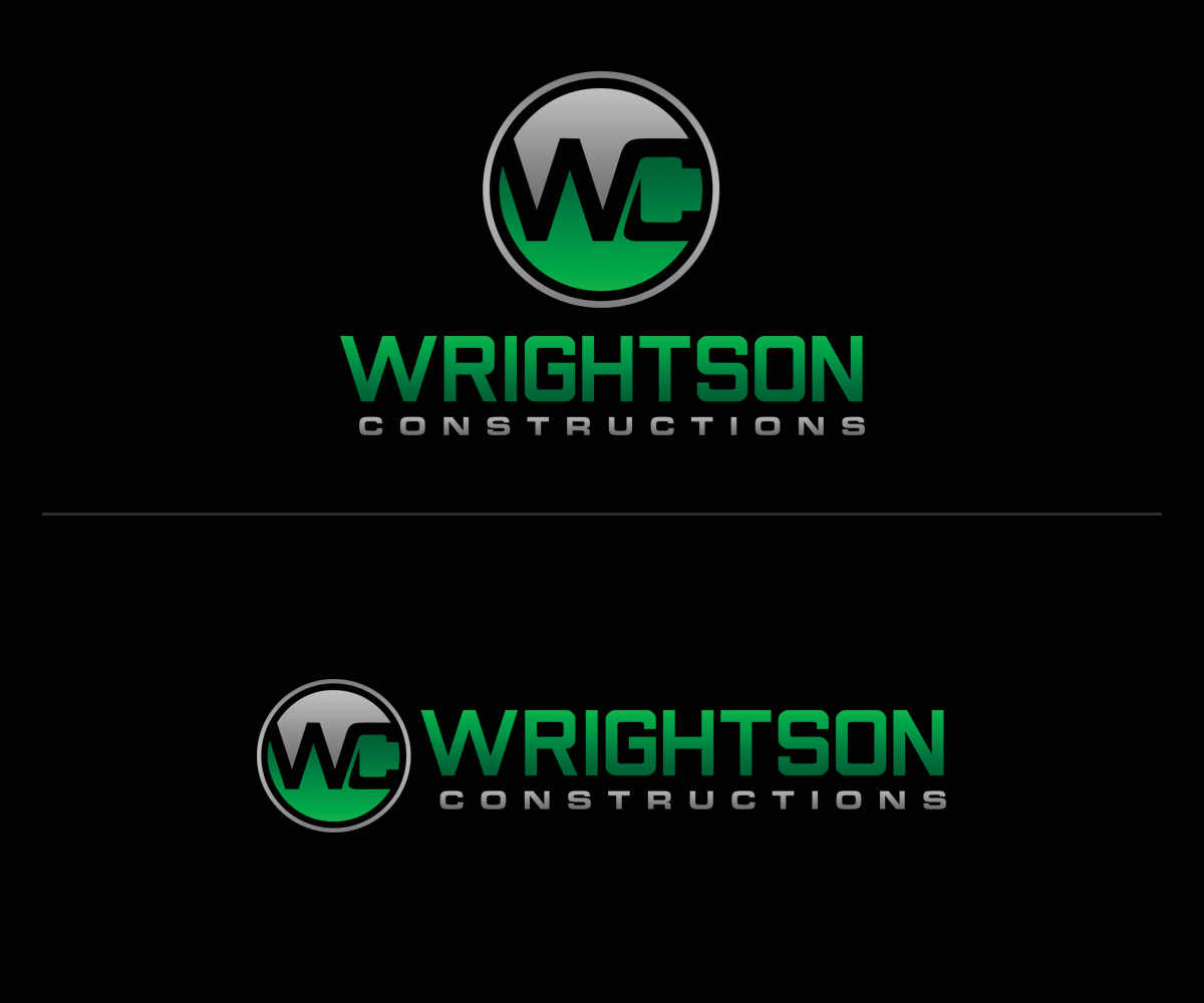 Logo Design by Ethien for Wrightson Constructions  | Design #14071855