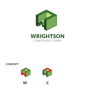 Logo Design by pici_timici for Wrightson Constructions  | Design: #14066708