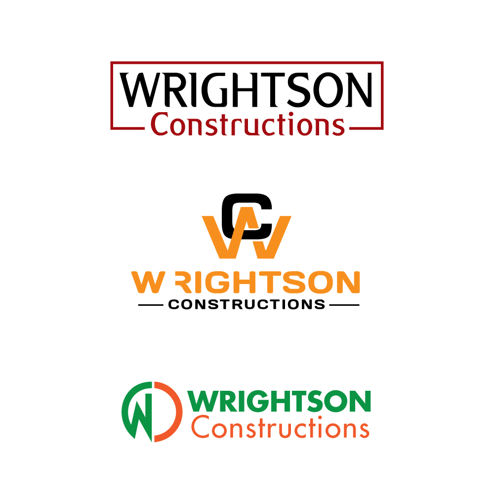 Logo Design by Logicspider for Wrightson Constructions  | Design #14064873