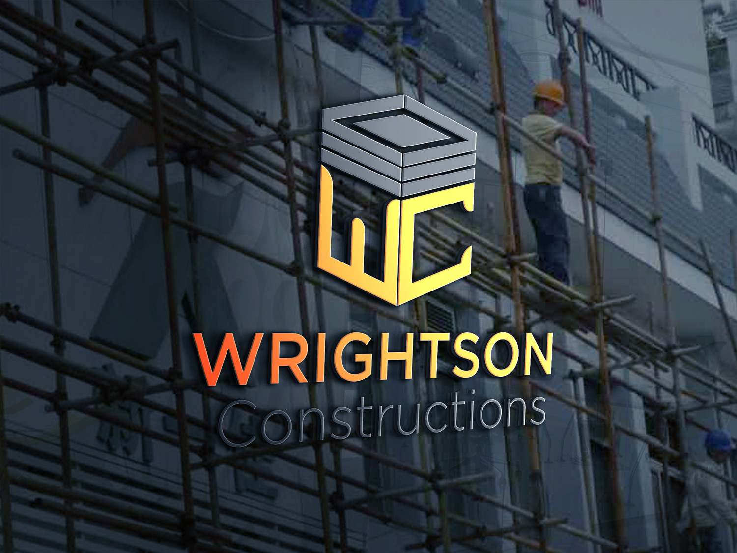 Logo Design by Adnan Ansari for Wrightson Constructions  | Design #14096873
