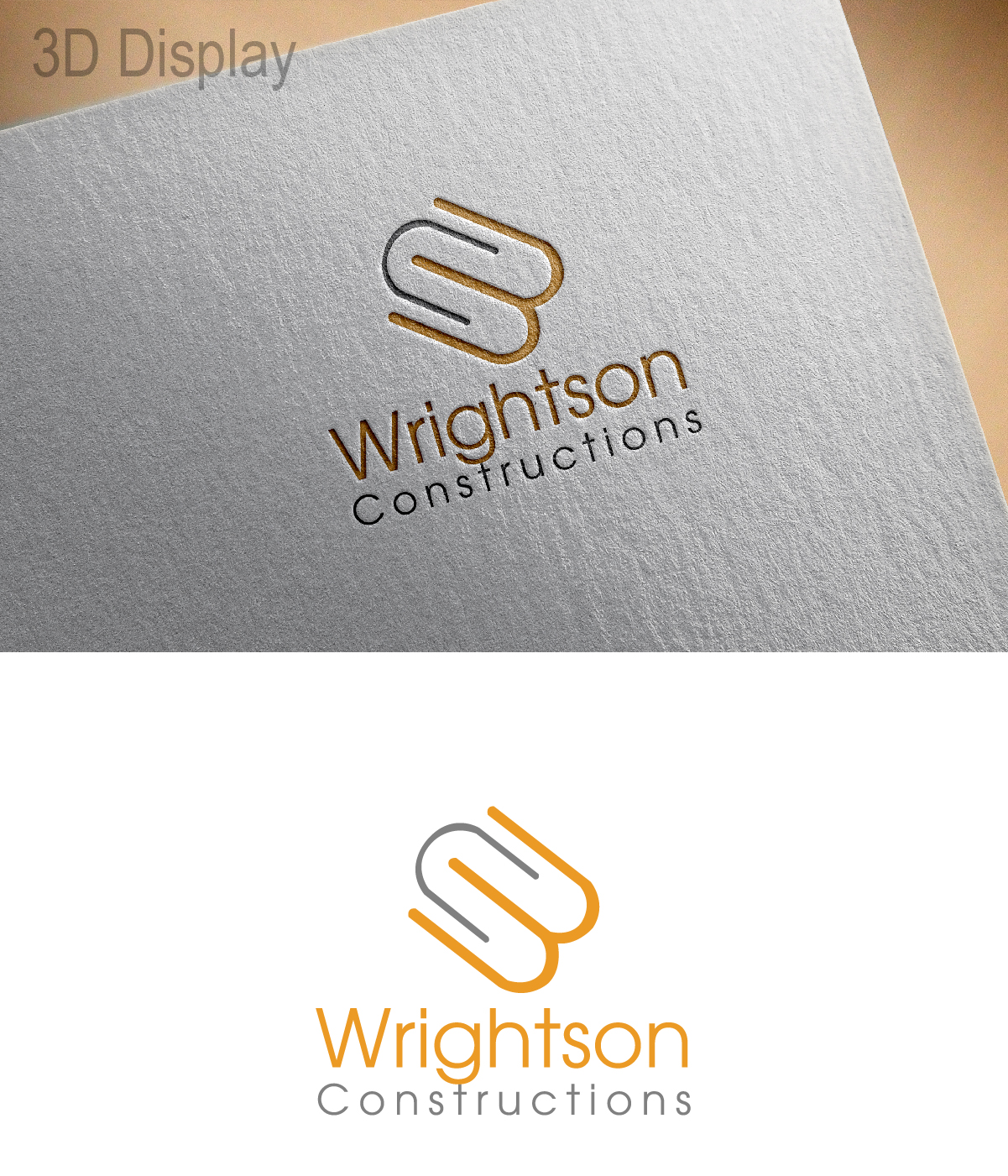 Design de Logo par 3Guys pour Wrightson Constructions  | Design #14073472