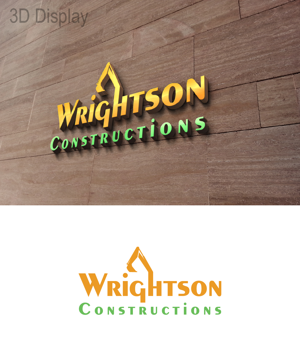 Design de Logo par 3Guys pour Wrightson Constructions  | Design #14073473