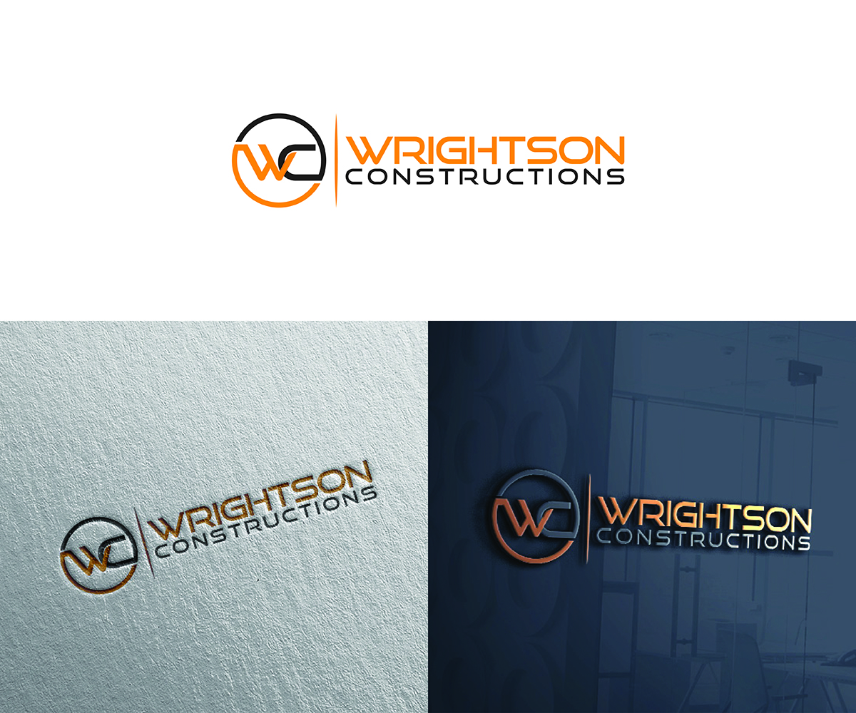Logo Design by eMARK for Wrightson Constructions  | Design #14066604