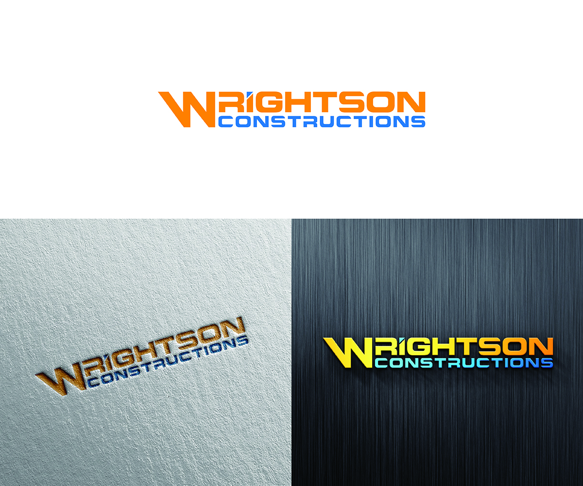 Diseño de Logo por eMARK para Wrightson Constructions  | Diseño #14066607
