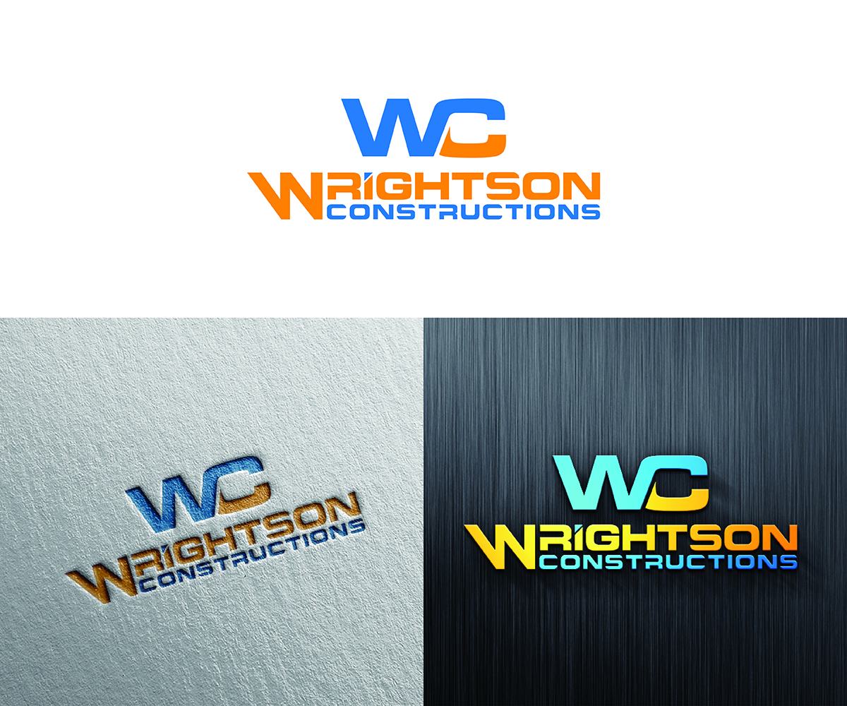 Logo Design by eMARK for Wrightson Constructions  | Design #14081966