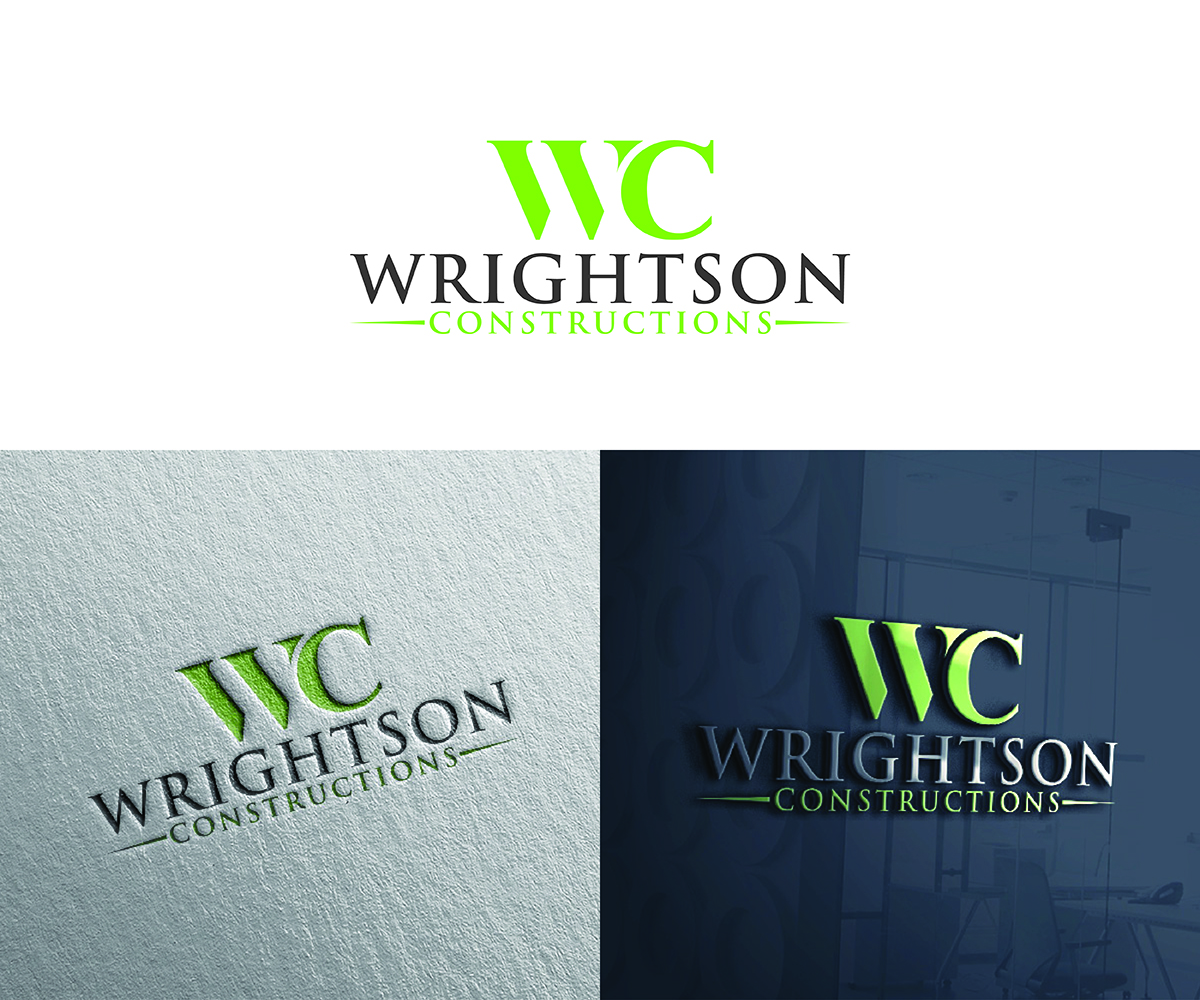 Logo Design by eMARK for Wrightson Constructions  | Design #14081978