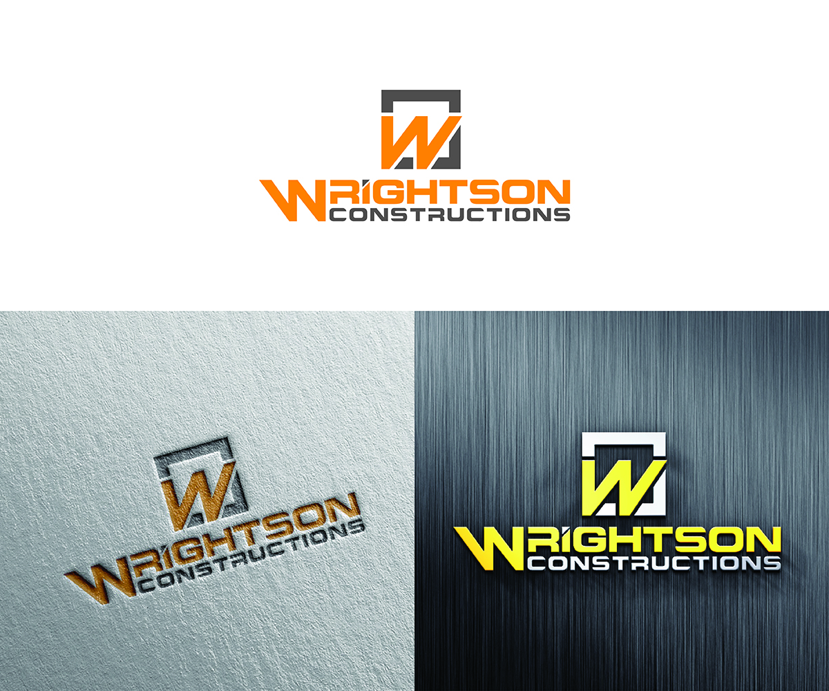 Diseño de Logo por eMARK para Wrightson Constructions  | Diseño #14156012