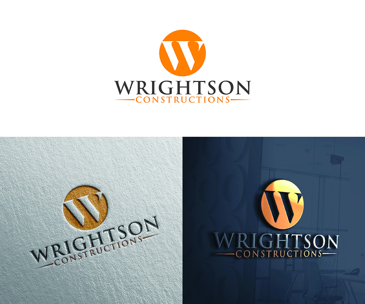 Diseño de Logo por eMARK para Wrightson Constructions  | Diseño #14156015