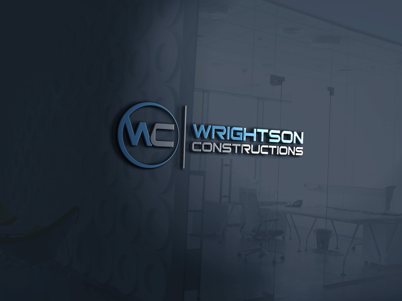 Logo Design by mojibur1993 for Wrightson Constructions  | Design #14071201