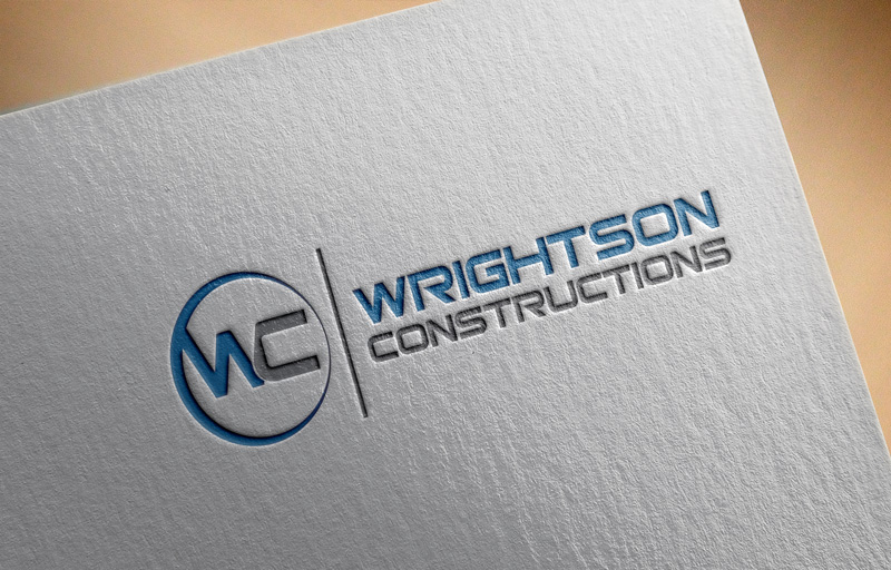 Logo Design by mojibur1993 for Wrightson Constructions  | Design #14071202