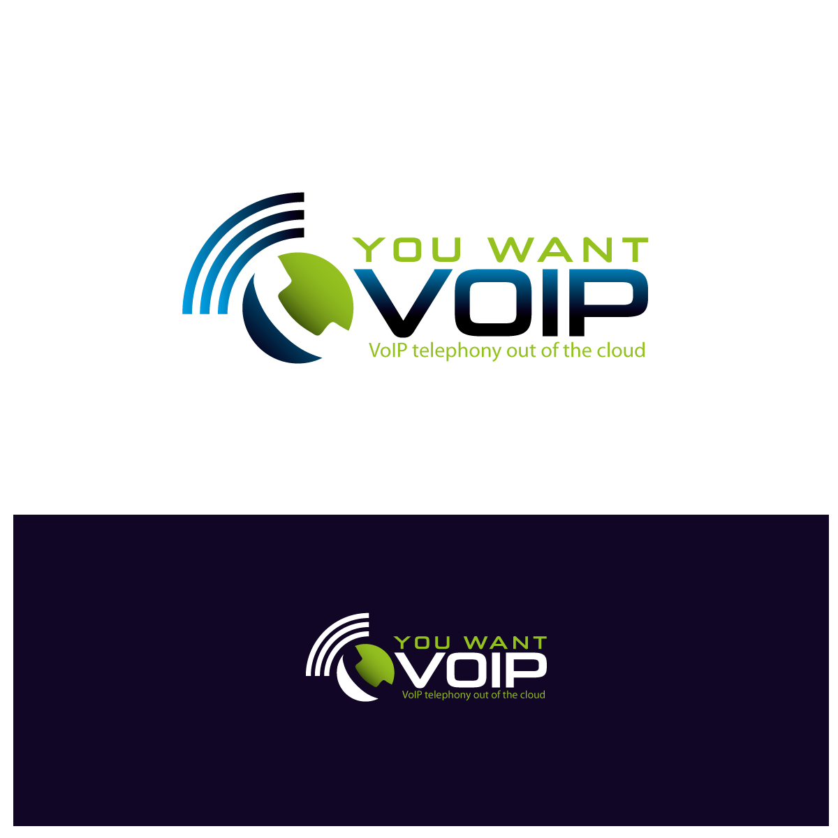 Logo Design by Graphic Bricks for Youwantvoip.com | Design #13975132