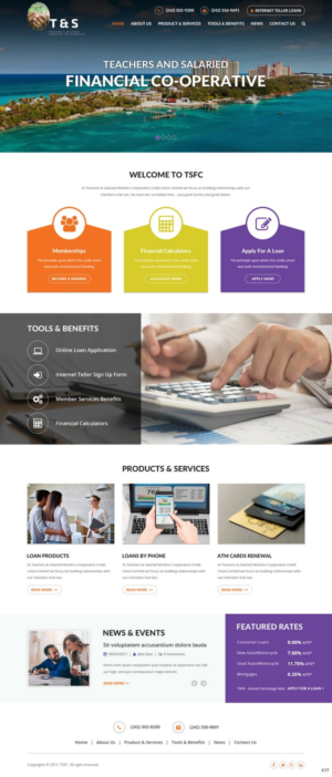 TSWCCUL re-branding website and logo 
