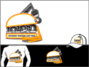 Loaded   Gourmet burgers and fries | Logo Design by Idesign estudio