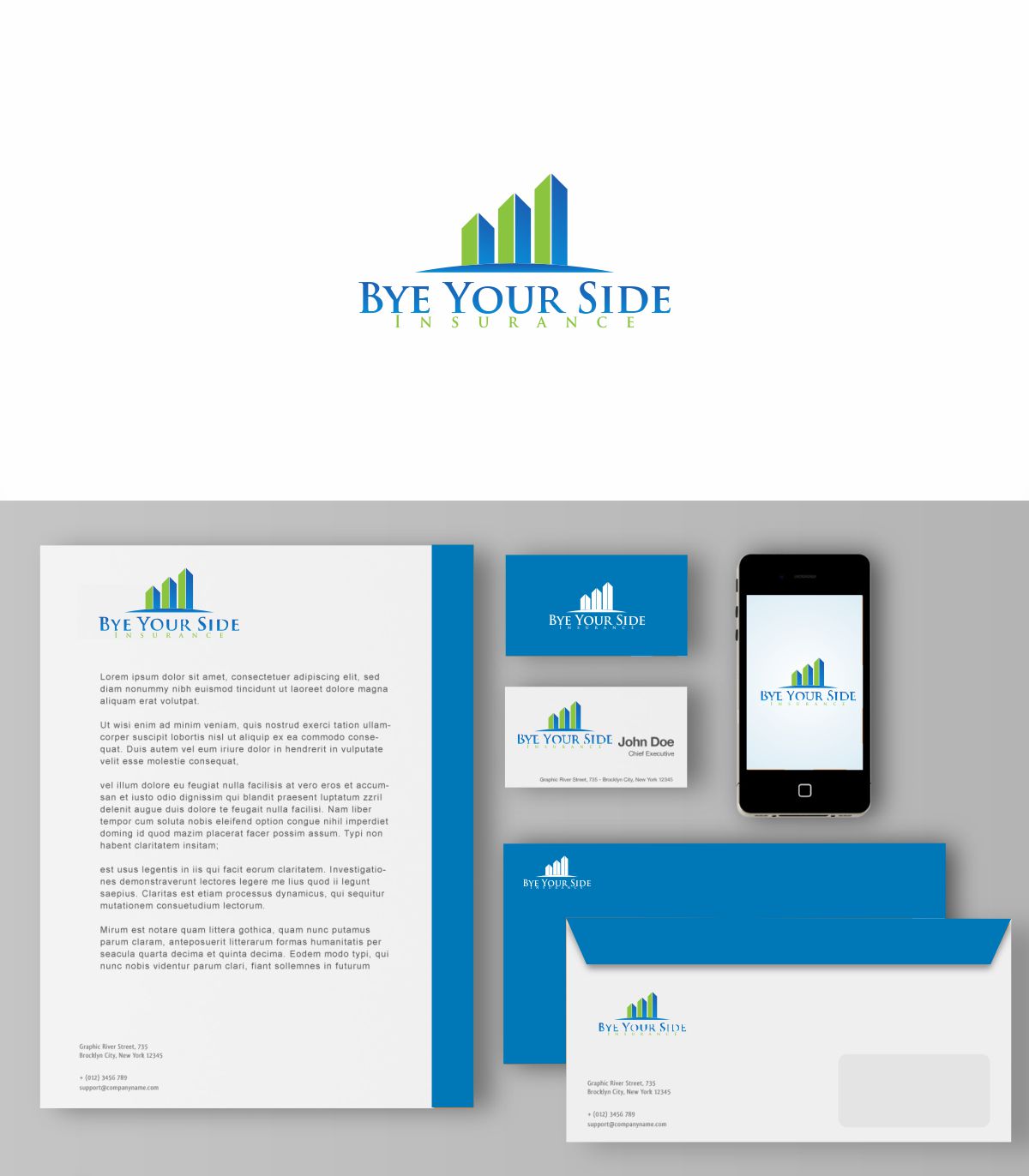 Logo Design by Paulsein for Bye Your Side | Design #14011710