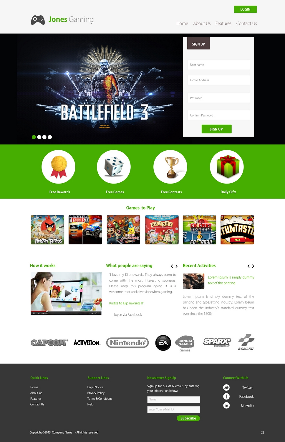 Web Design by pb for Simon Jones | Design: #2519000