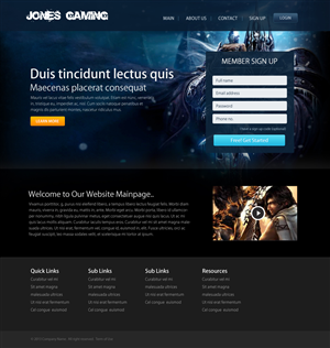 Web Design by pb for Simon Jones | Design: #2519003