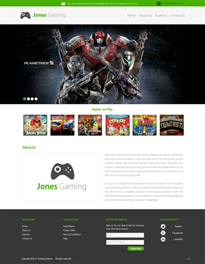 Web Design by pb for Simon Jones | Design: #2665757