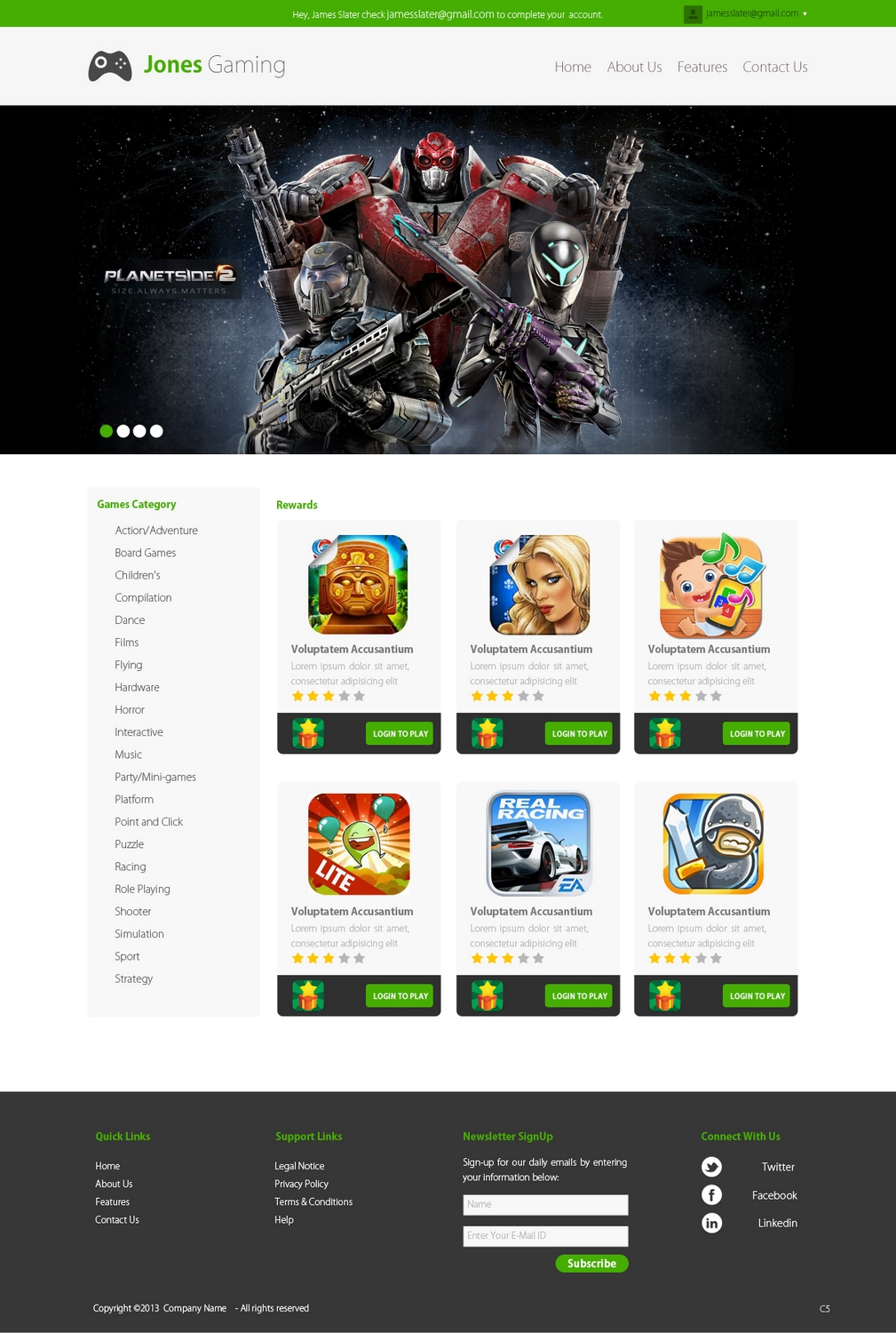 Web Design by pb for Simon Jones | Design #2665761