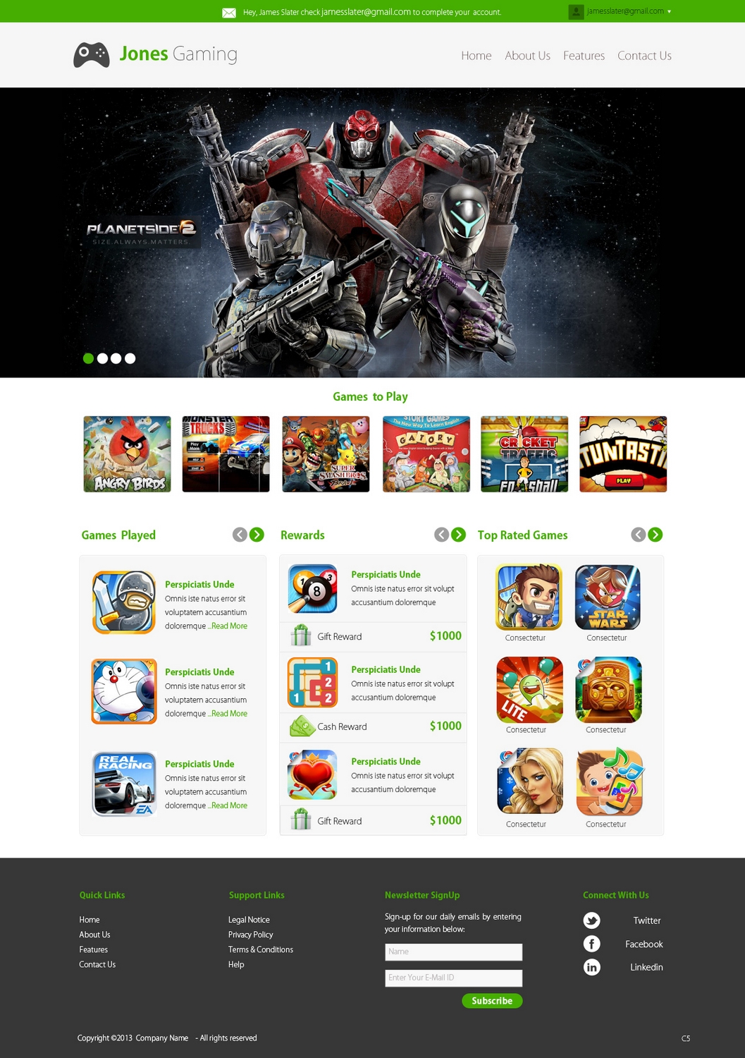 Diseño Web por pb para Simon Jones | Diseño #2665772