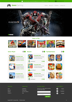 Web Design by pb for Simon Jones | Design: #2665772
