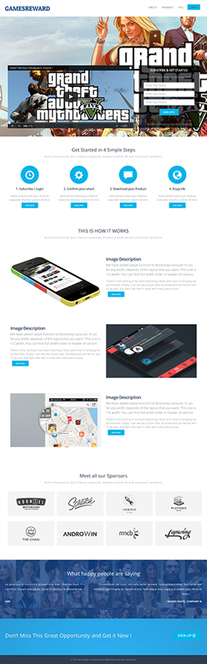 Web Design by NessDesign for Simon Jones | Design #2546192