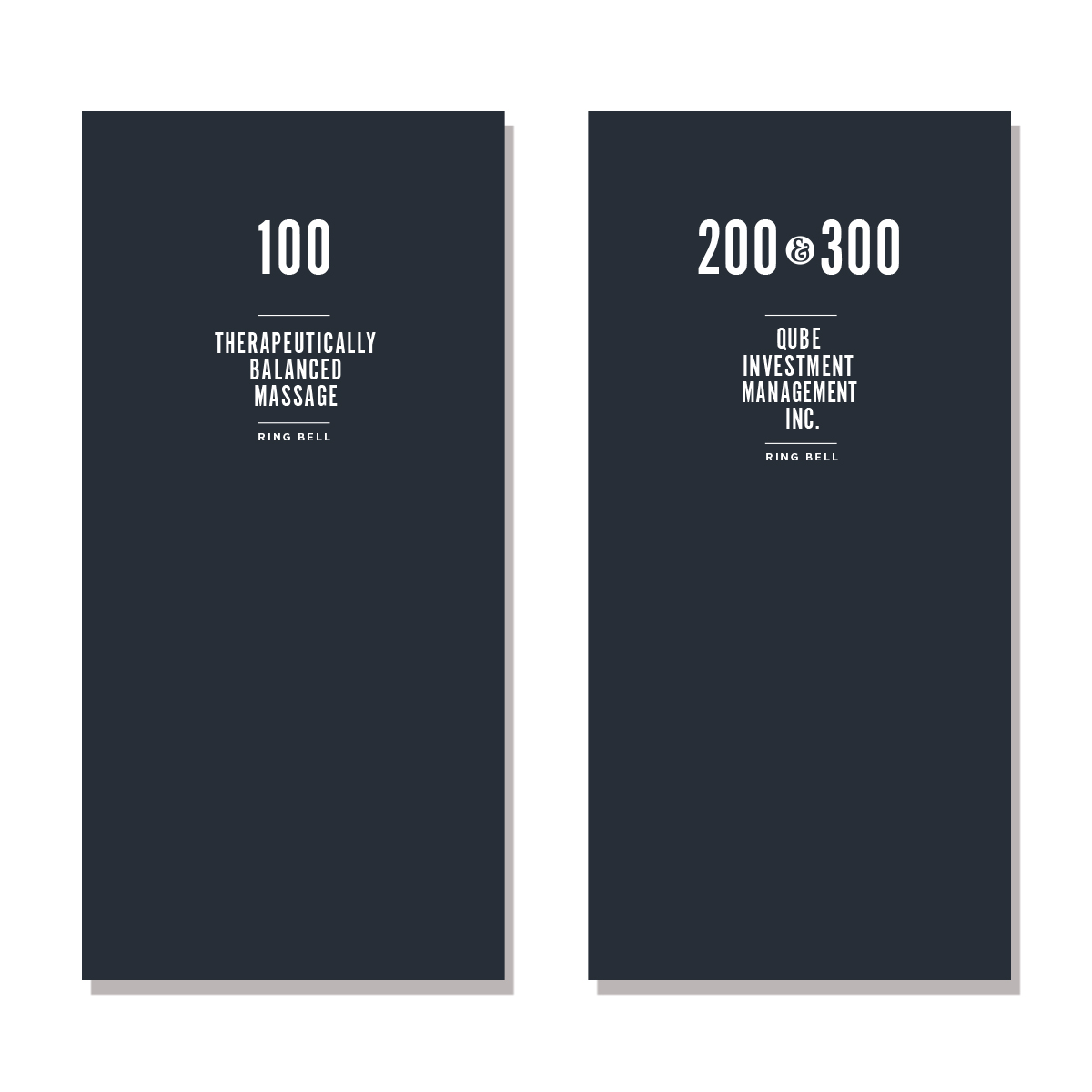 Signage Design by Image Solutions for Qube Investment Management | Design #14056815